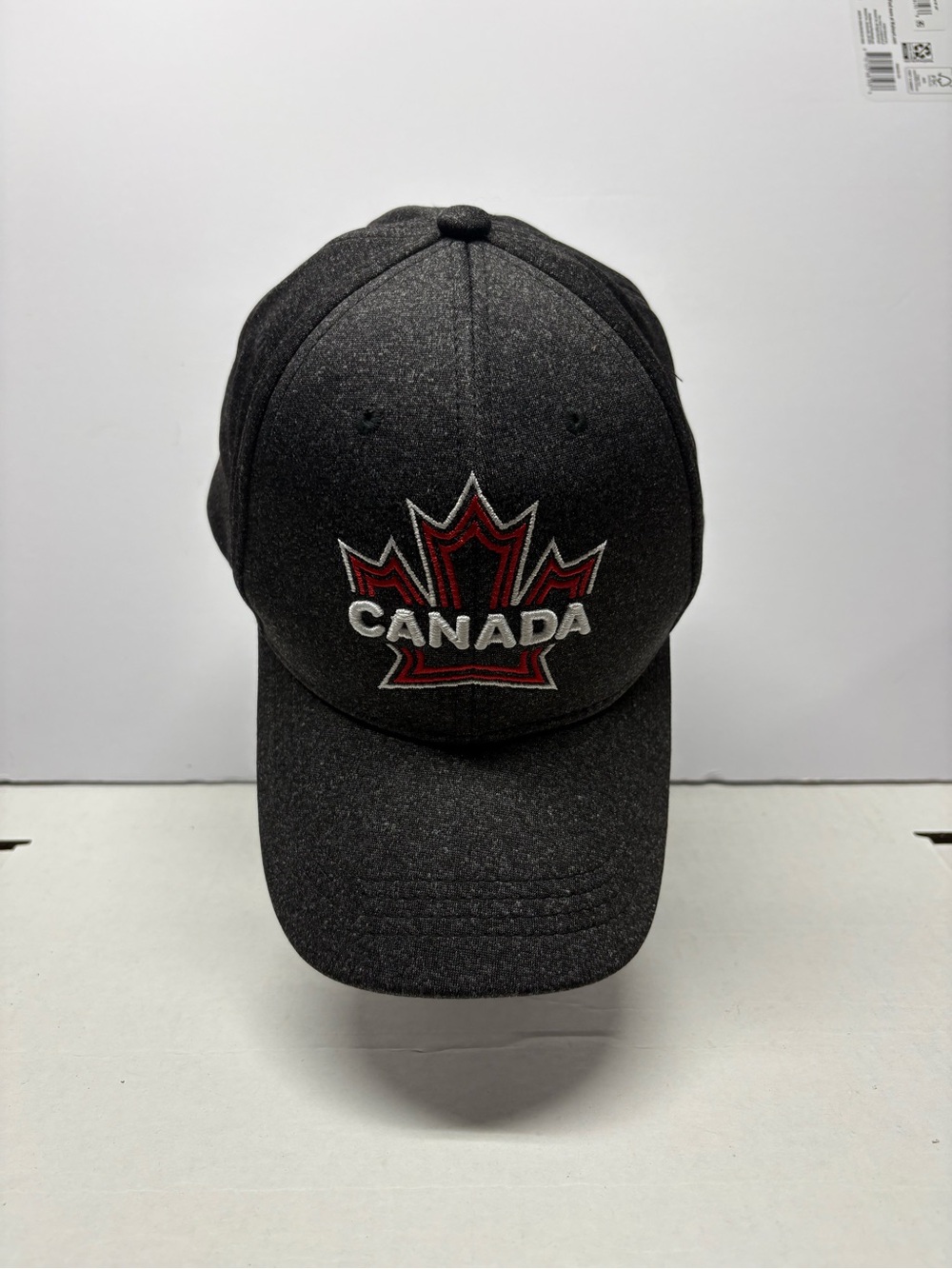 Stone Age Canada Hat Cap Strap Back Mens One Size Gray Maple Leaf Flag